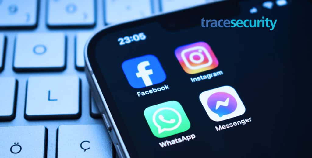 meta icons on a phone tracesecurity Meta Pixel and the Android Loop