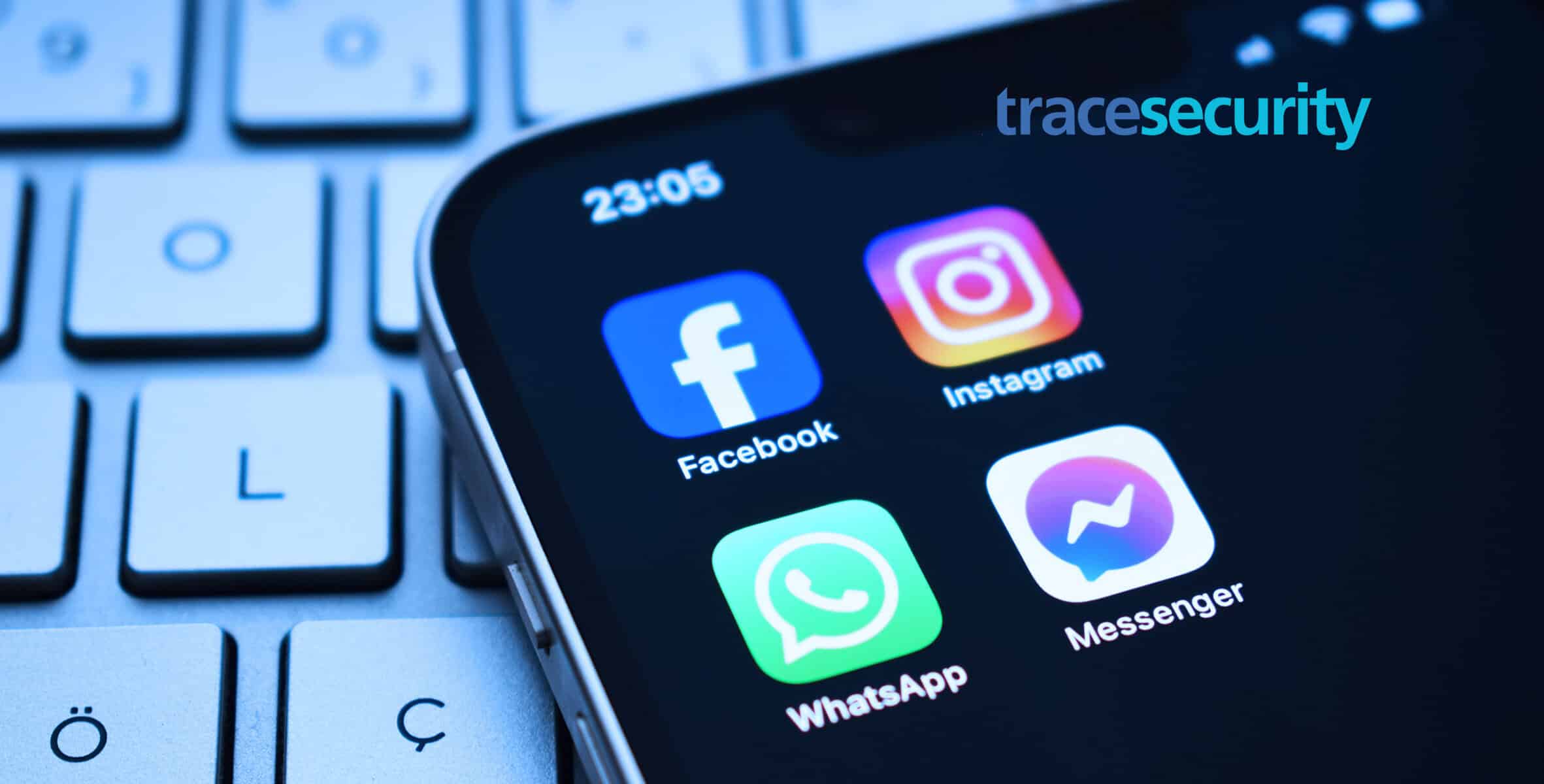 meta icons on a phone tracesecurity Meta Pixel and the Android Loop